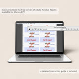 DIY christmas gift cards template by LittleSizzle