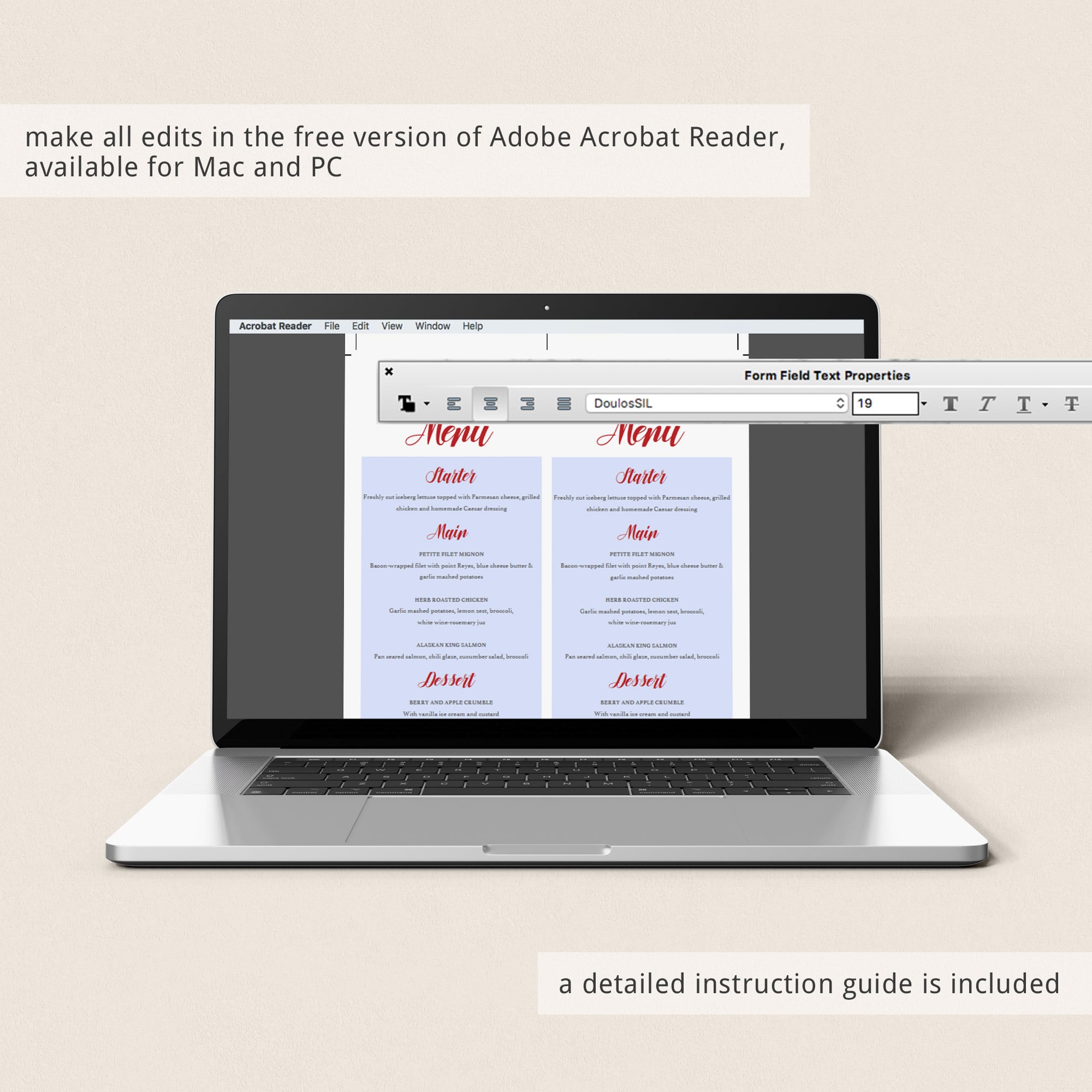 Red and greenery christmas table decor by LittleSizzle