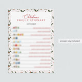 Christmas Emoji Game Digital Files