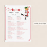 Printable Family Feud Christmas Game