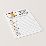 Christmas Songs Emoji Pictionary Game Printable