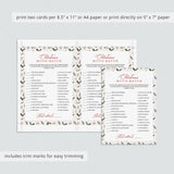 Holiday Party Games Package Instant Download
