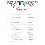 Holiday Game for Family Christmas Movie Match by LittleSizzle