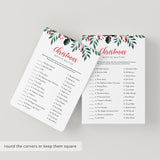 Holiday Game for Family Christmas Movie Match