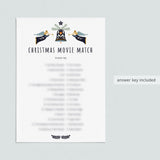 Christmas Office Party Game Printable Movie Match