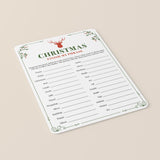 Kids Christmas Game Printable Finish My Phrase