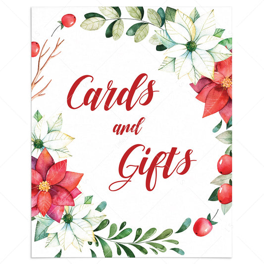 Christmas Gift Table Sign Printable by LittleSizzle