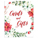 Christmas Gift Table Sign Printable by LittleSizzle
