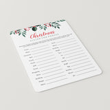 Holiday Game For Groups Printable Finish My Phrase