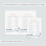 Christmas Movie Quiz Printable