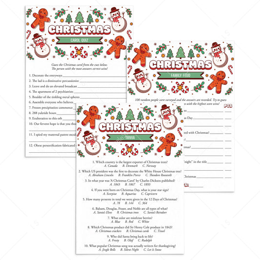 Friendsmas Party Games Bundle Printable by LittleSizzle