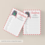 Word Scramble Game for Ugly Sweater Christmas Party