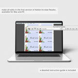 DIY christmas stocking gift tags by LittleSizzle