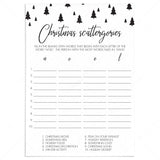 Xmas Scattergories Game Printable by LittleSizzle