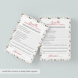 Christmas Songs Game Printable