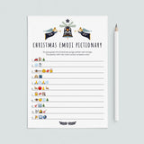 Printable Christmas Pictionary Game Digital Download by LittleSizzle