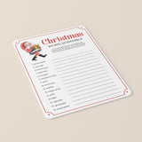 Family Christmas Party Games Printable