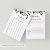 Printable Christmas Word Puzzle with Answers