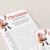 Printable Christmas Party Activity Word Search