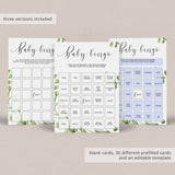 Garden Baby Shower Complete Bundle Printable