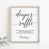Diaper raffle sign template download by LittleSizzle