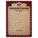 Rustic Baby shower lumberjack games printables