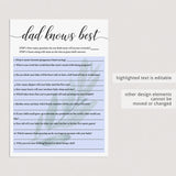 Coed baby shower game template by LittleSizzle