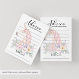 Unicorn Baby Advice Cards for New Parents