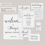 Calligraphy Wedding Advice Cards Printable