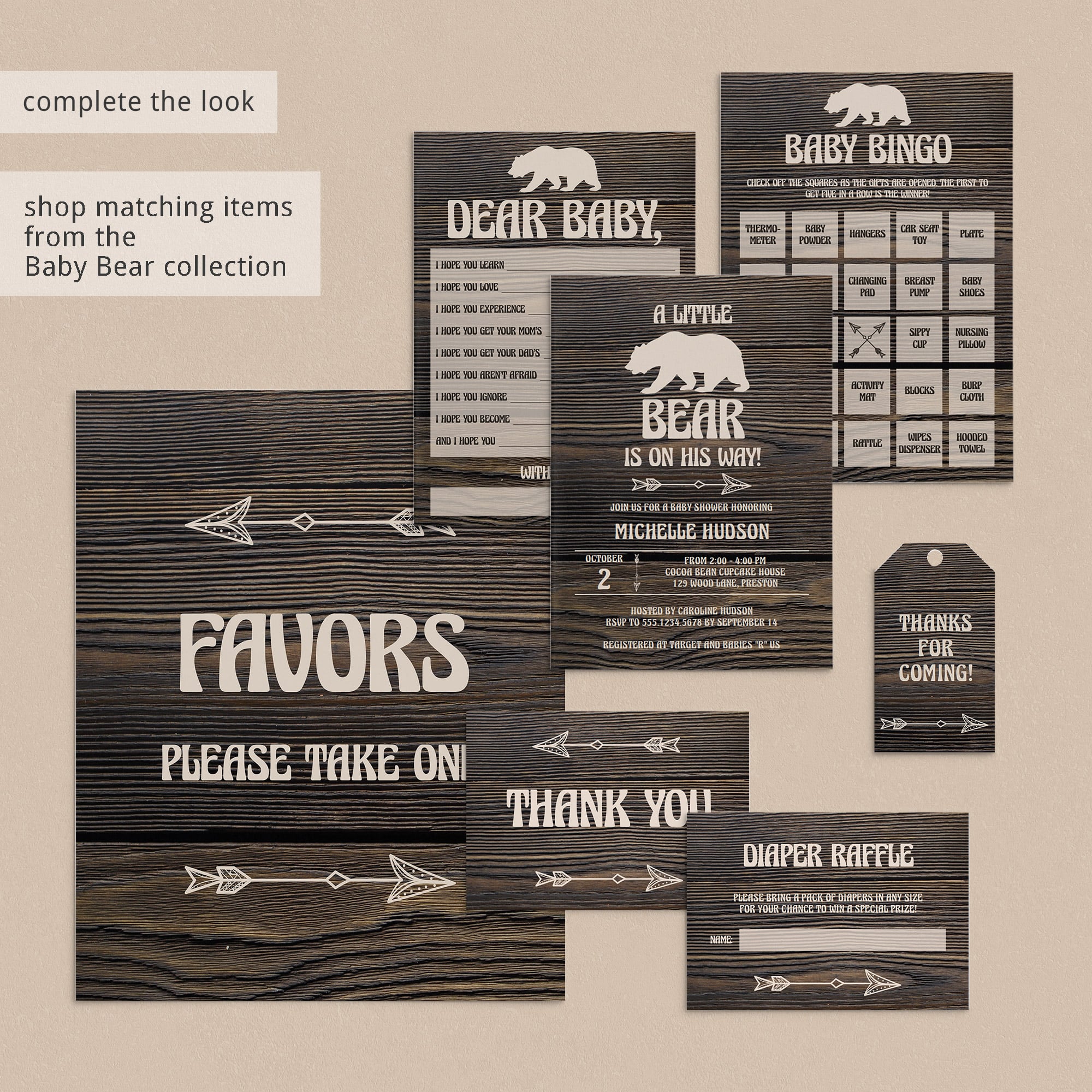 Bear baby shower ideas by LittleSizzle