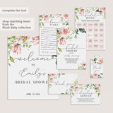 Bride and Groom Advice Cards Floral Wedding Keepsakes