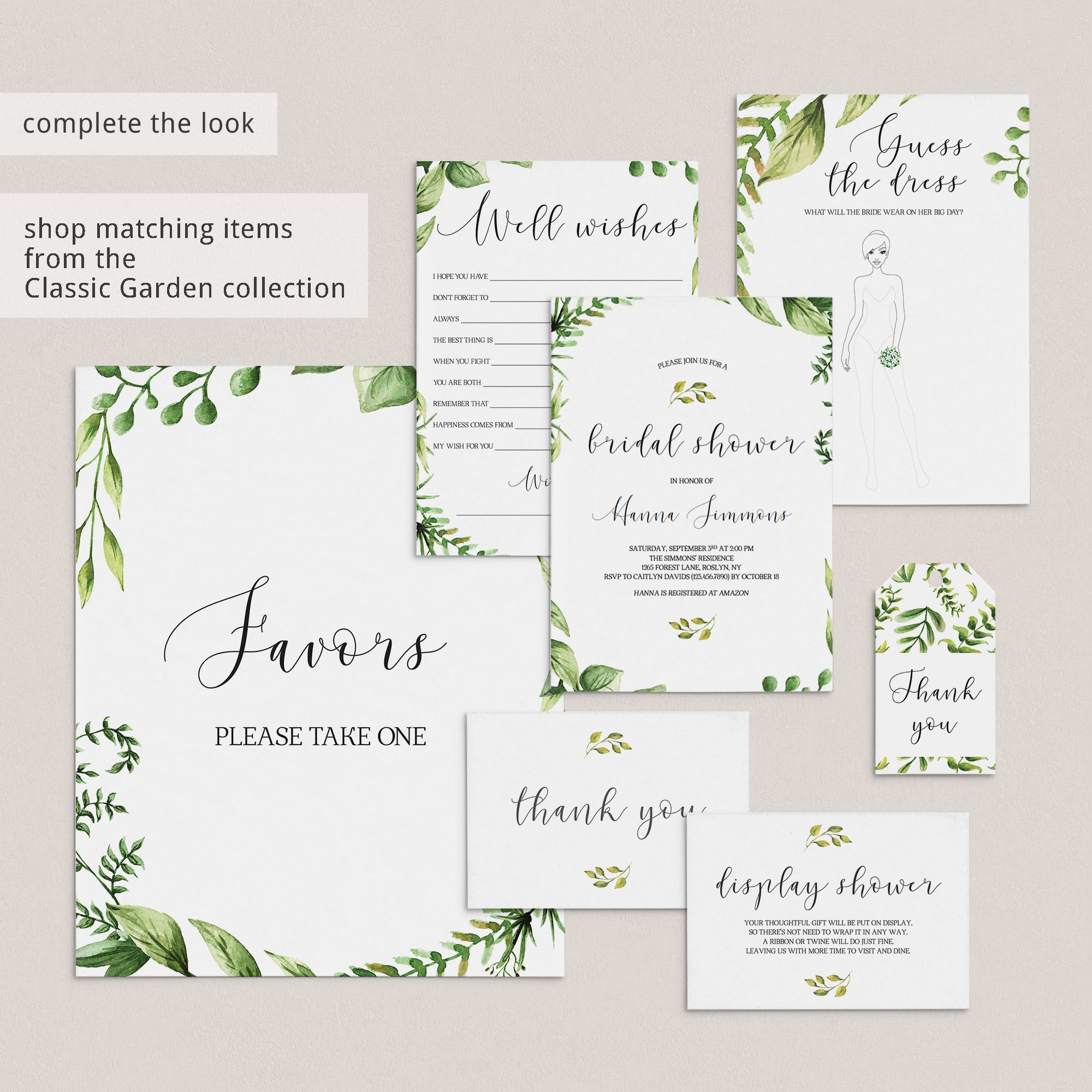 Garden wedding shower games and decorations ideas by LittleSizzle