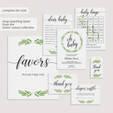 Greenery baby shower ideas printable by LittleSizzle