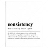 Consistency Definition Print Instant Download by LittleSizzle