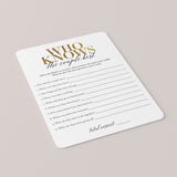 50th Anniversary Party Game Who Knows The Couple Best