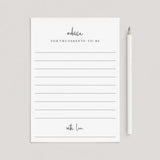 Advice For Parents To Be Cards Printable Modern Minimalist by LittleSizzle