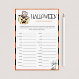 Halloween Games To Print At Home Instant Download