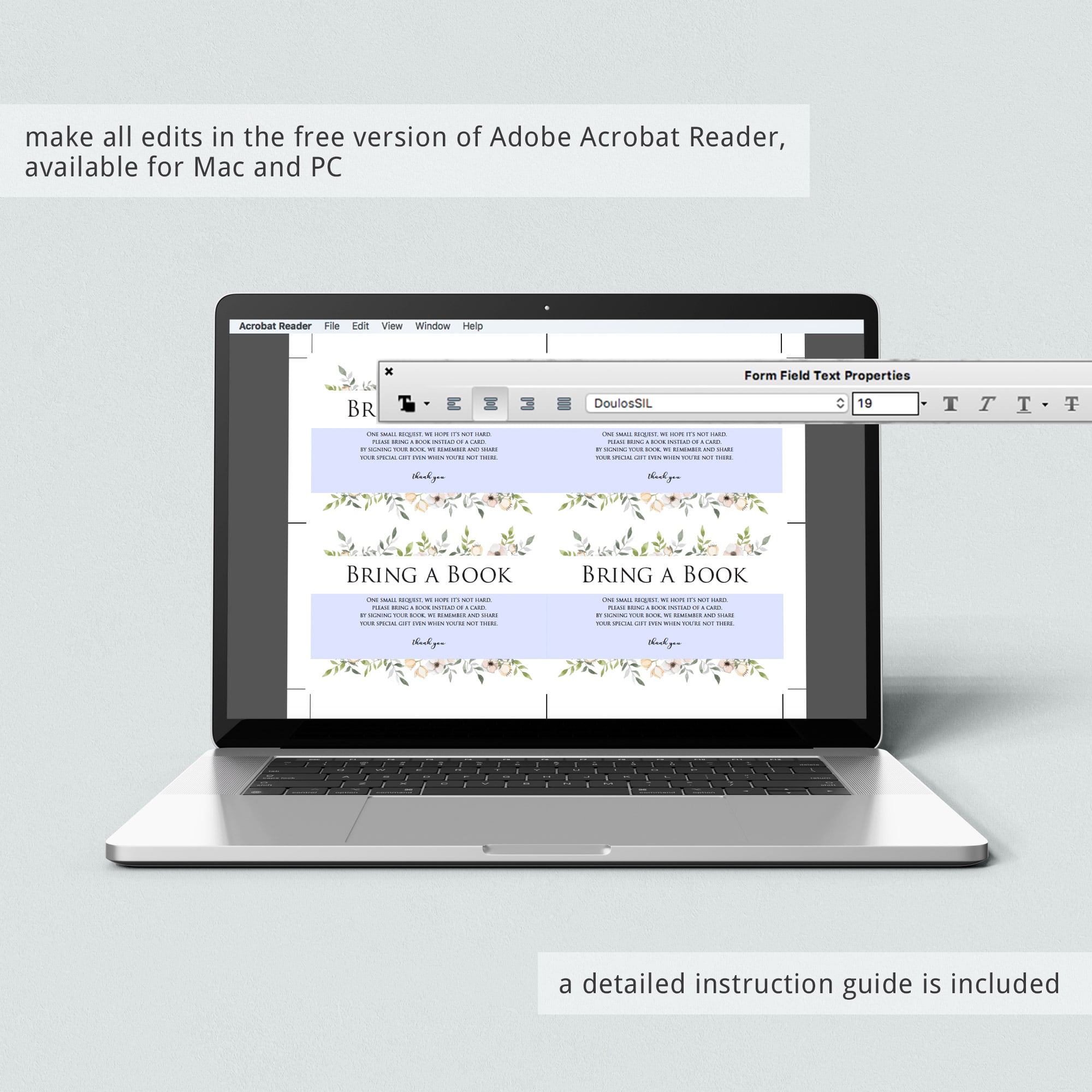 Garden themed baby shower printables by LittleSizzle