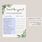 custom bridal shower games to edit and print at home
