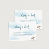 Bring a Book Baby Shower Template Cloud