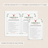 Christmas Family Feud Game Questions and Answers Printable