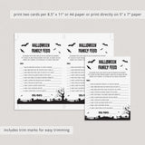 Halloween Family Feud Printable