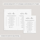 Would He Rather Birthday Party Game for Him