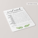 Greenary baby shower ideas instant downloadabe files by LittleSizzle