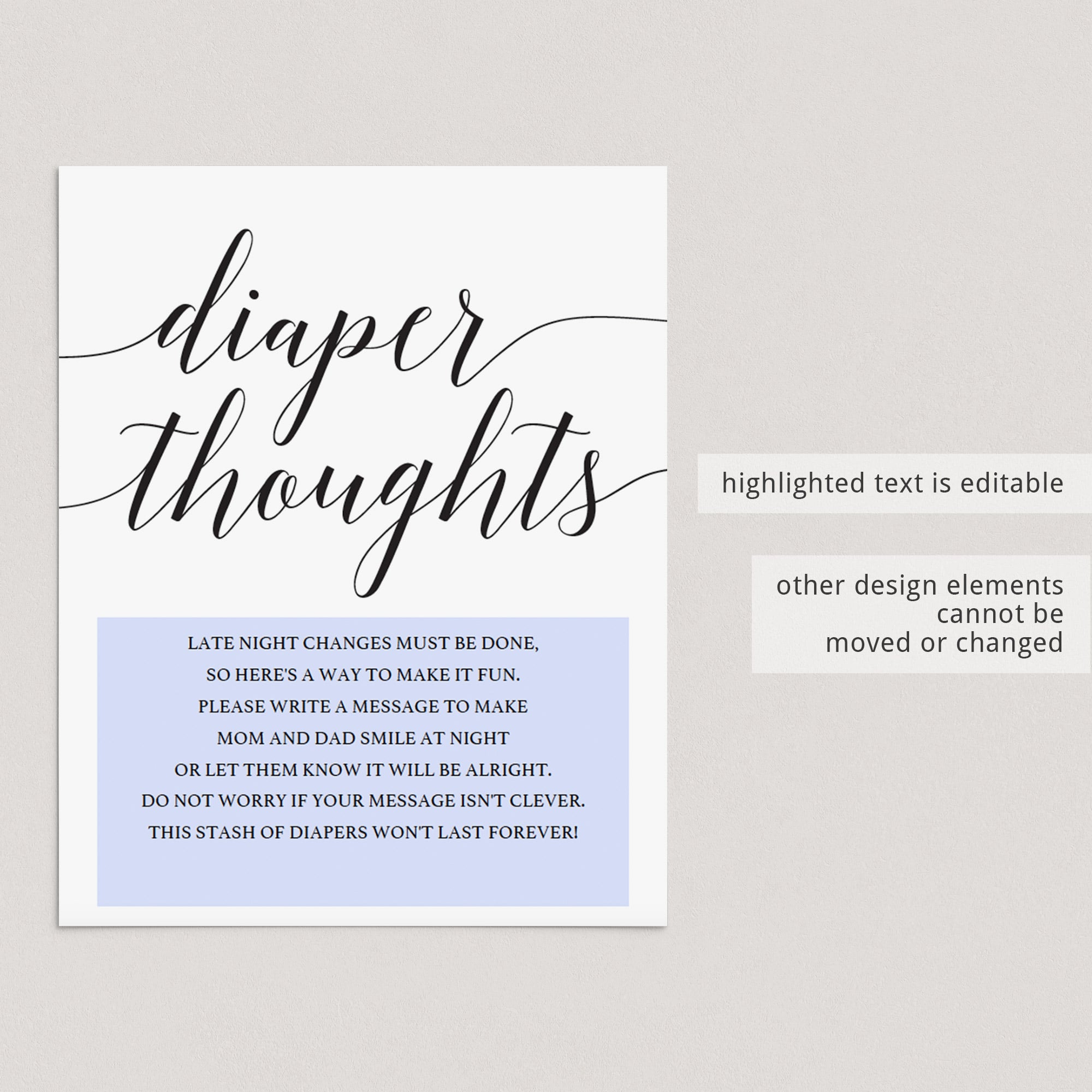 DIY baby shower decor diaper thoughts by LittleSizzle