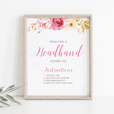 Floral baby shower activities by LittleSizzle