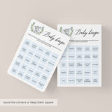 Elephant themed baby shower bingo printable by LittleSizzle