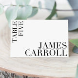 Black and white place cards table decor by LittleSizzle