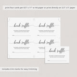 Baby book request card minimal by LittleSizzle