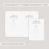 Modern Bridal Shower Activity Guess The Dress Printable